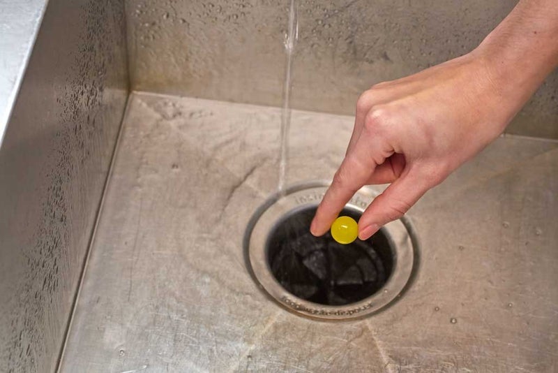 Plink Garbage Disposal Freshener & Cleaner, Washes Away Foul Odors, Lemon Scent, 10 Uses per Pack, 3-Pack - Image 3